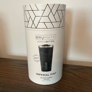 NEW Brumate Black Camo Imperial Pint